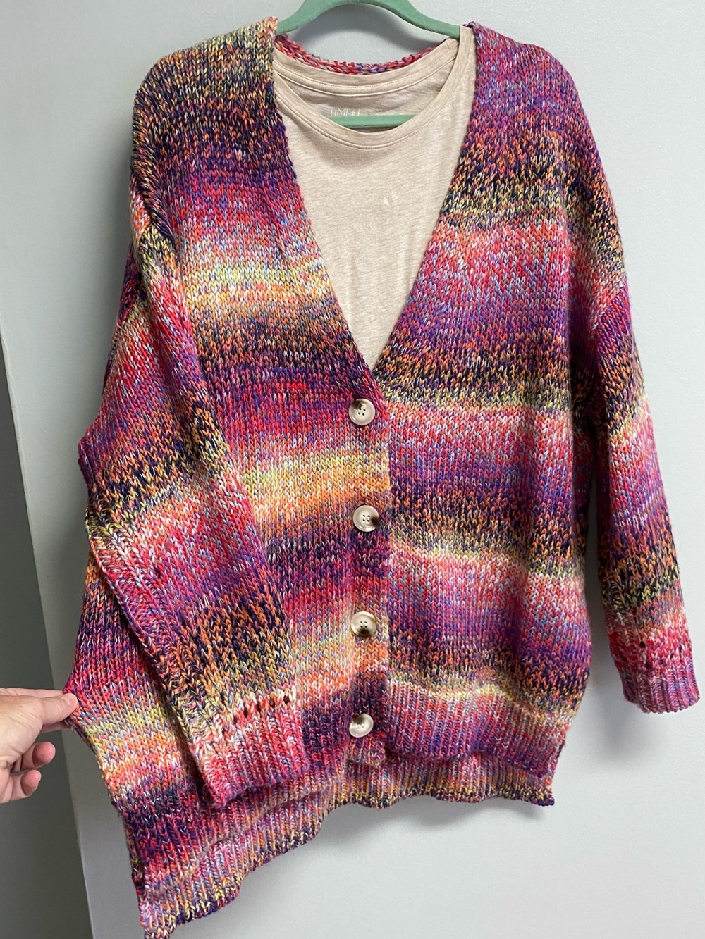 A BEAUTIFUL SOUL (ARULA) WOOL CARDIGAN SWEATER - 1X - Picture 2 of 10